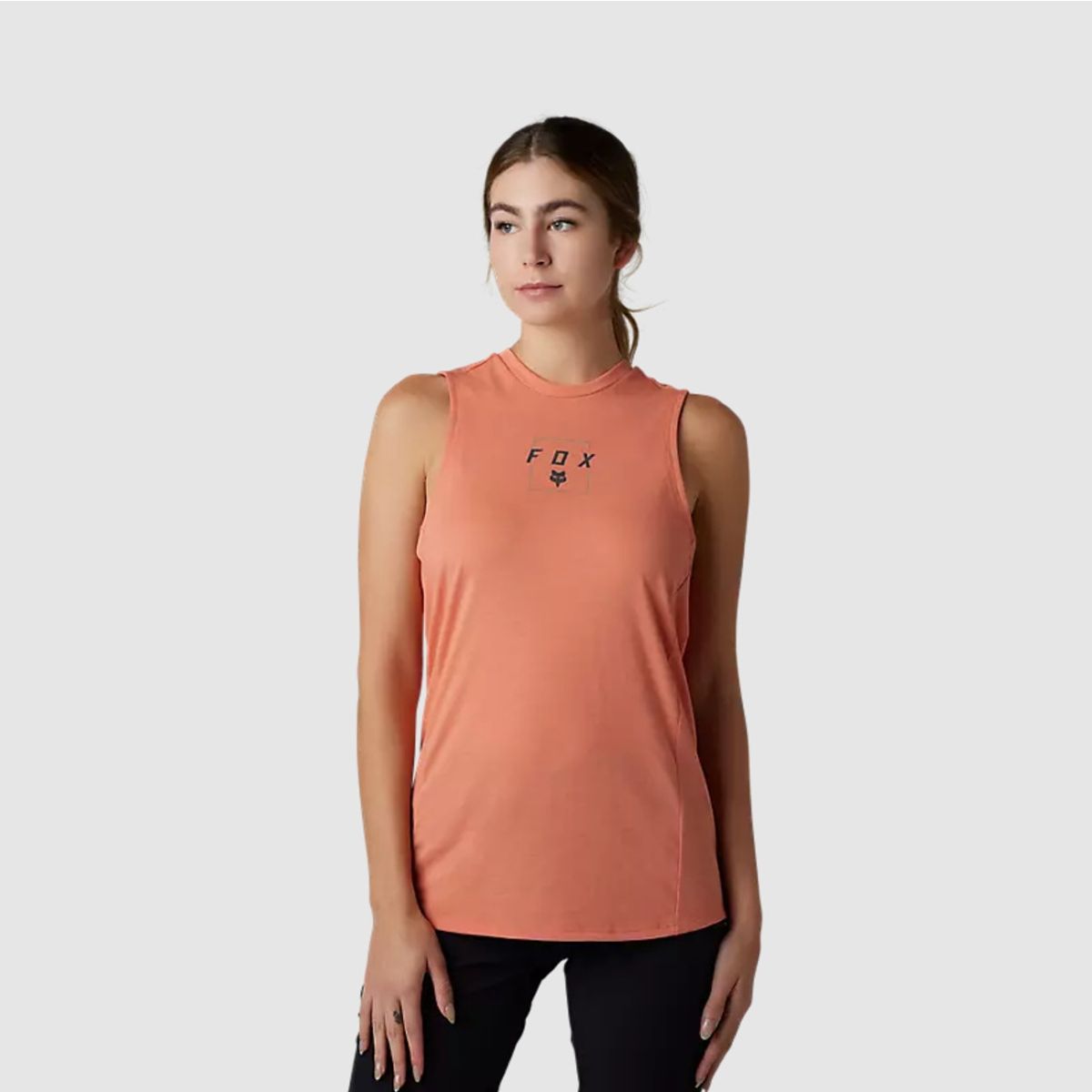 FOX - Polera Bicicleta Mujer Ranger Drirelease® Sin Mangas Salmon Fox FOX