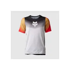 FOX - Polera Bicicleta Flexair Novah Negro/Blanco