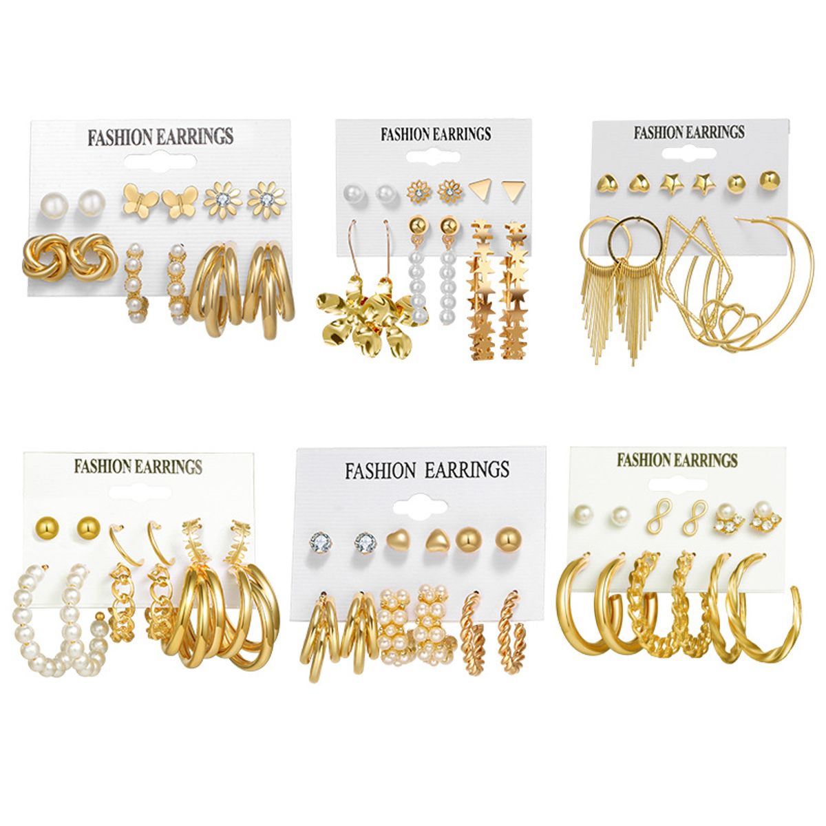 VATYERTY - 36 pares de pendientes personalizadas de moda INS