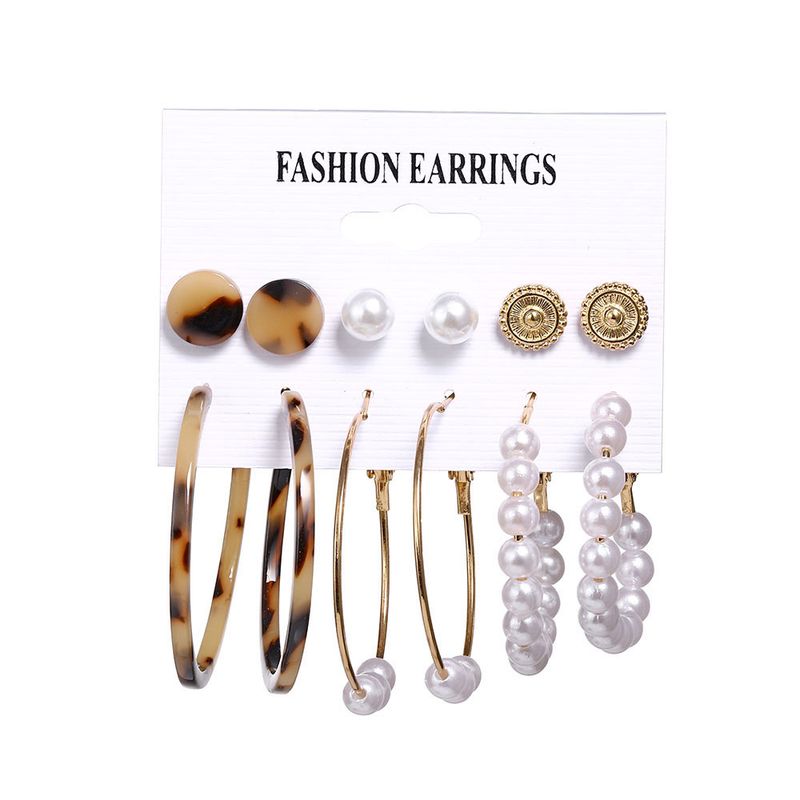 VATYERTY - 54 pares de pendientes de perlas acrílicas para mujeres