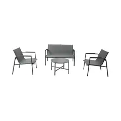 NORTHWEST - Juego Set Terraza Portofino 4 Piezas Con Cojin