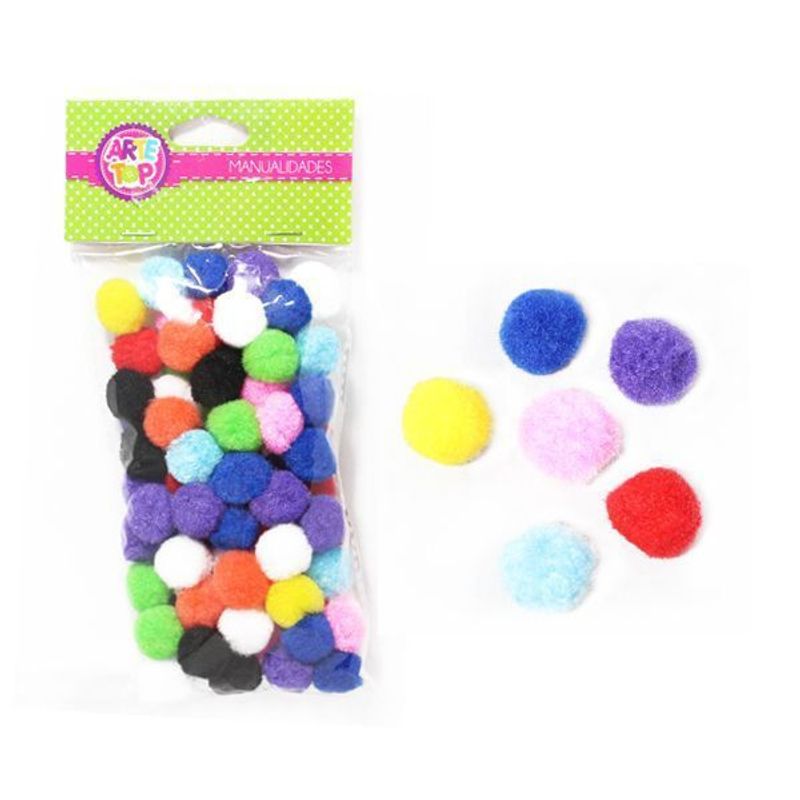 GENERICO - Set Pompones colores surtidos