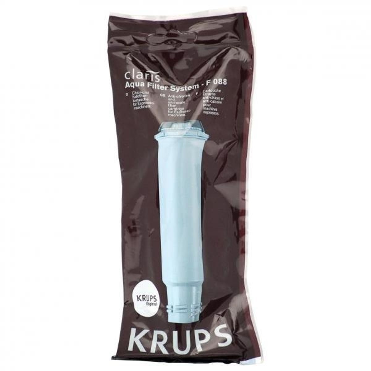 KRUPS - Filtro De Agua Repuesto Para Cafetera Krups Claris F088 1 Un