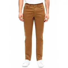 PERRY ELLIS - Pantalón Café 5 Bolsillos