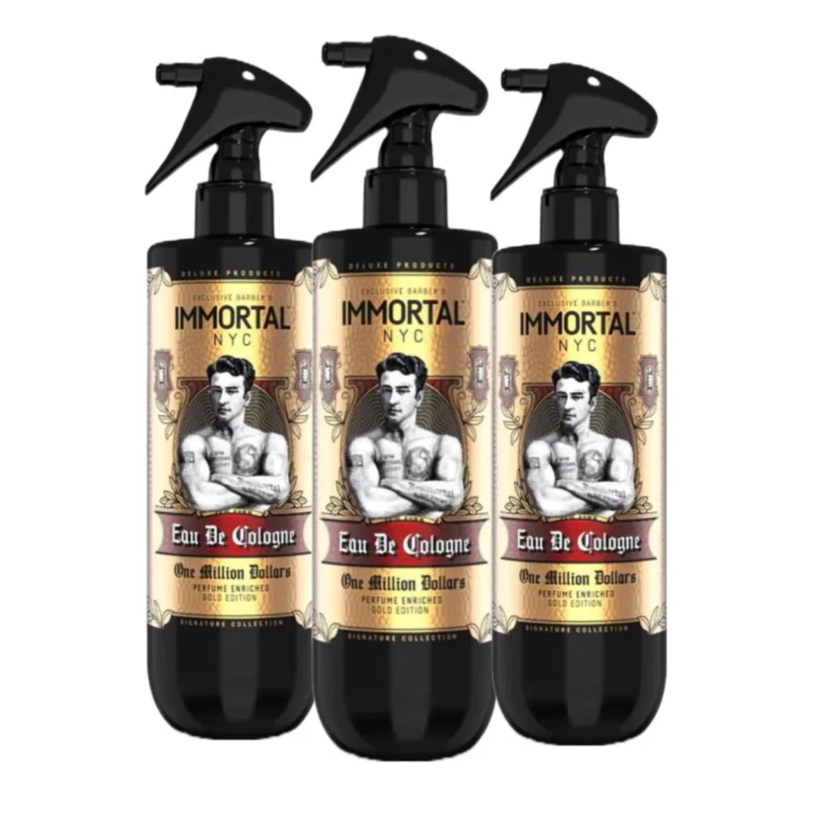 GENERICO - IMMORTAL NYC Después del Afeitado Colonia One Million Dollars 500ML