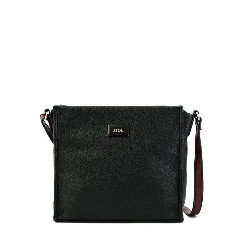 ZIOL - Cartera bandolera pequeña lousa negro