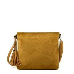ZIOL - Cartera bandolera grande iria beige oscuro