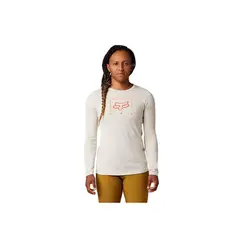 FOX - Polera Bicicleta Mujer Manga Larga Ranger Drirelease® Blanco