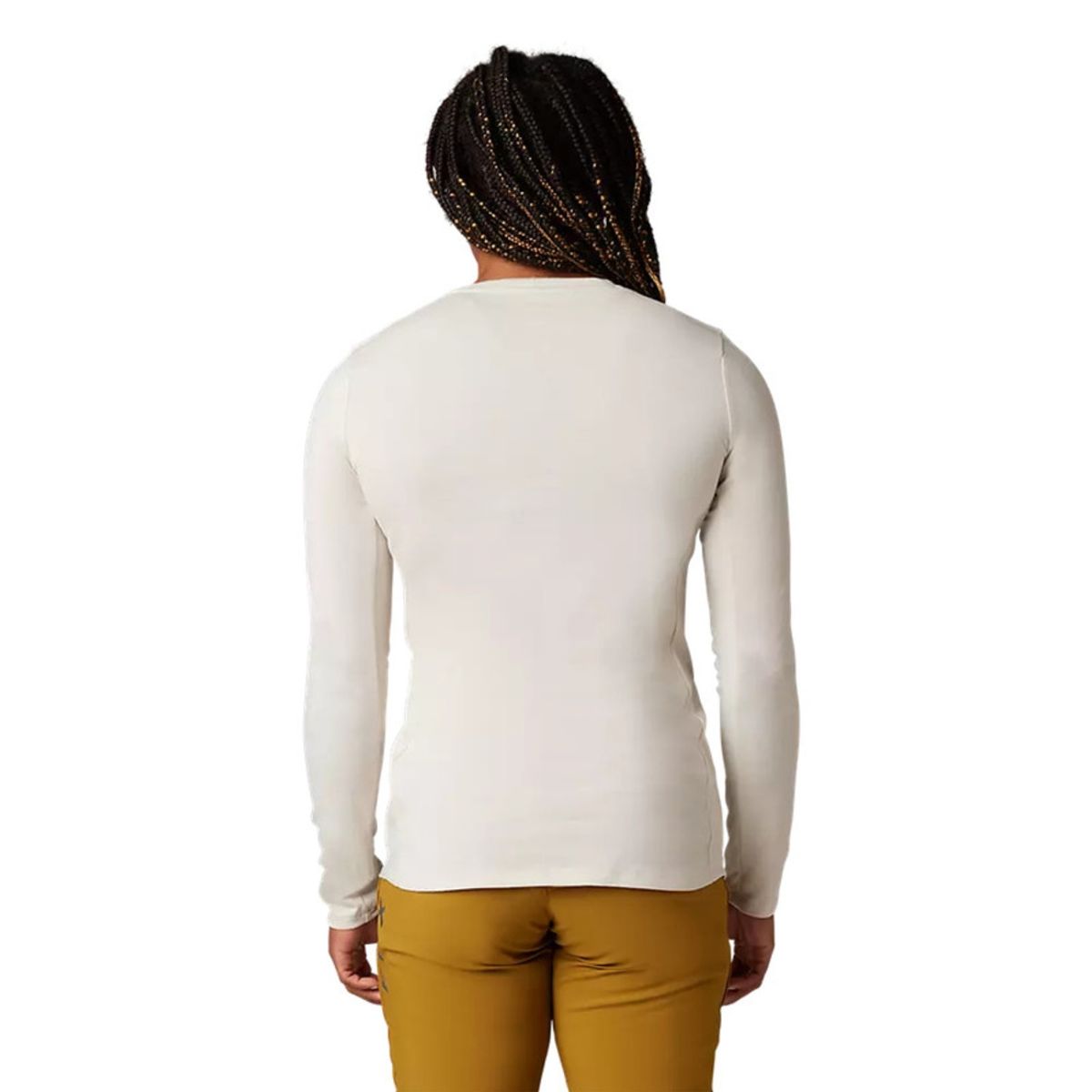 FOX - Polera Bicicleta Mujer Manga Larga Ranger Drirelease® Blanco Fox FOX