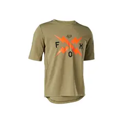 FOX - Polera Bicicleta Niño Ranger Drirelease® Cafe