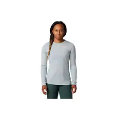FOX - Polera Bicicleta Mujer Manga Larga Ranger Drirelease® Gris