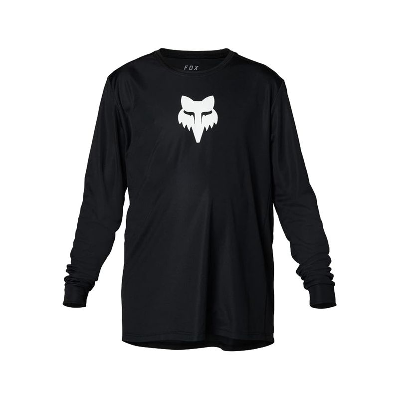 FOX - Polera Bicicleta Niño Ranger Manga Larga Negro Fox FOX