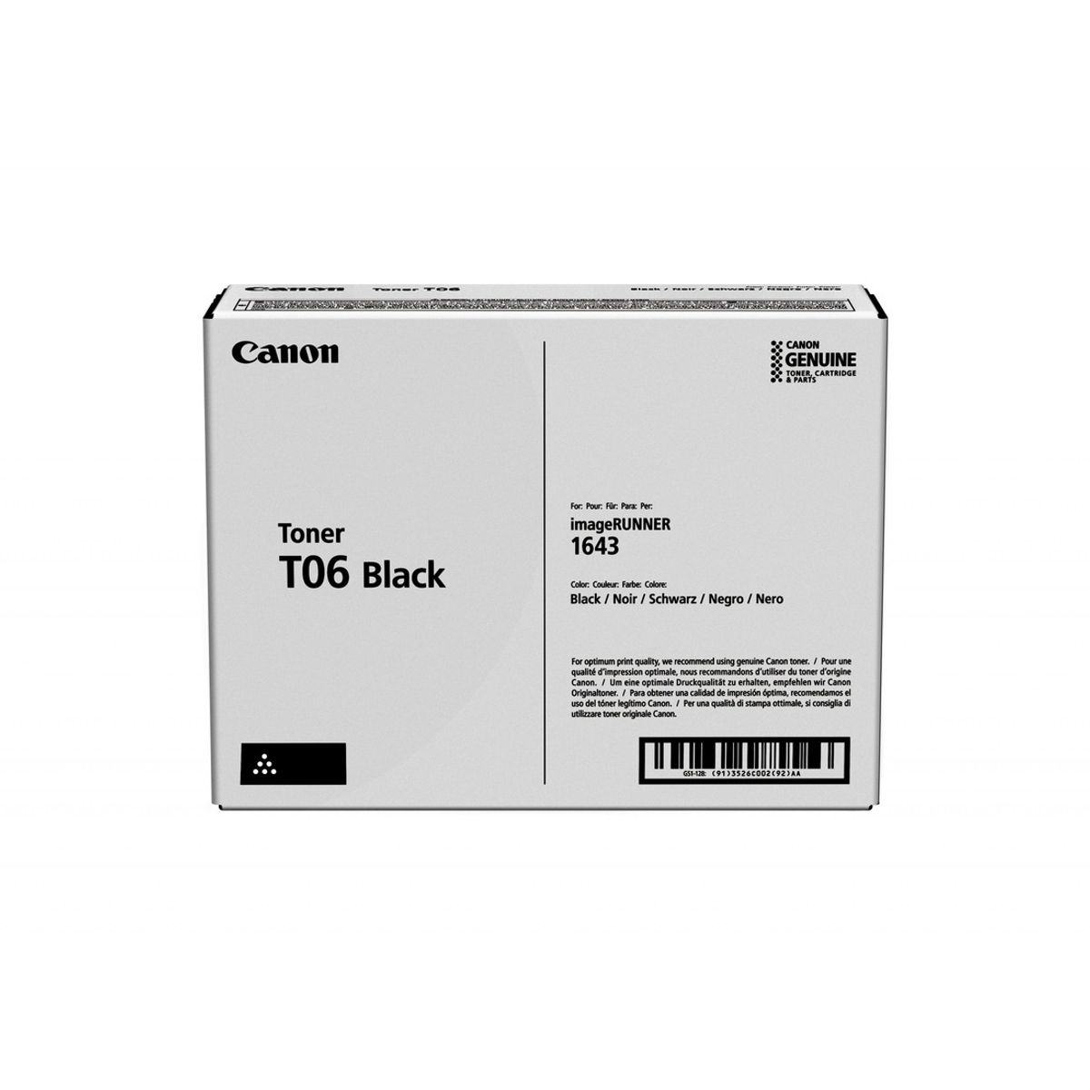 CANON - Cartucho de Tóner Canon imageRUNNER T06 20.500 páginas Negro CANON
