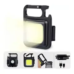U BUY - Linterna Led De Llavero Gancho Recargable Portátil