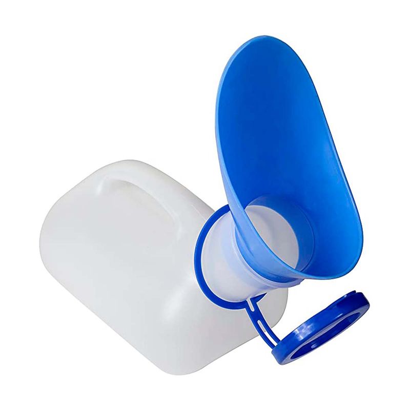 GENERICO - Pato Urinario Unisex Con Tapa y Accesorio Desmontable