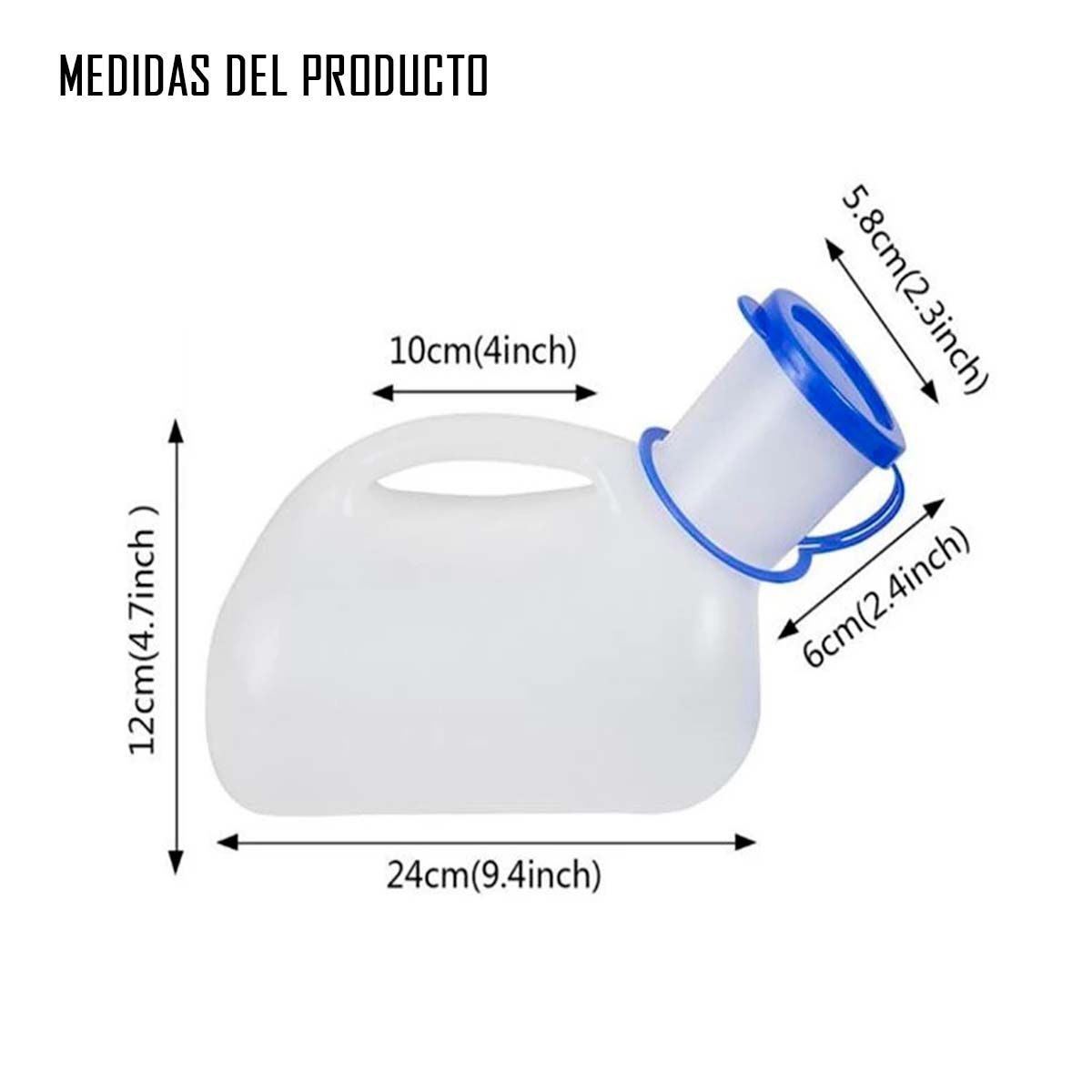 GENERICO - Pato Unisex Urinario Pañal Adulto Oneder 1 Unidad