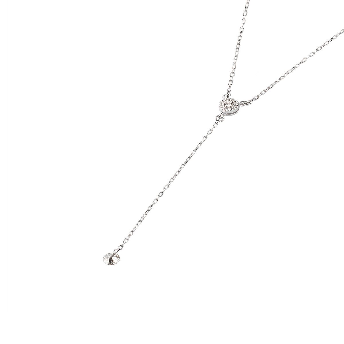 JB JOYAS BARON - Collar de Oro 18kt con Diamantes 17Pts Totales Modelo Corte Brillante