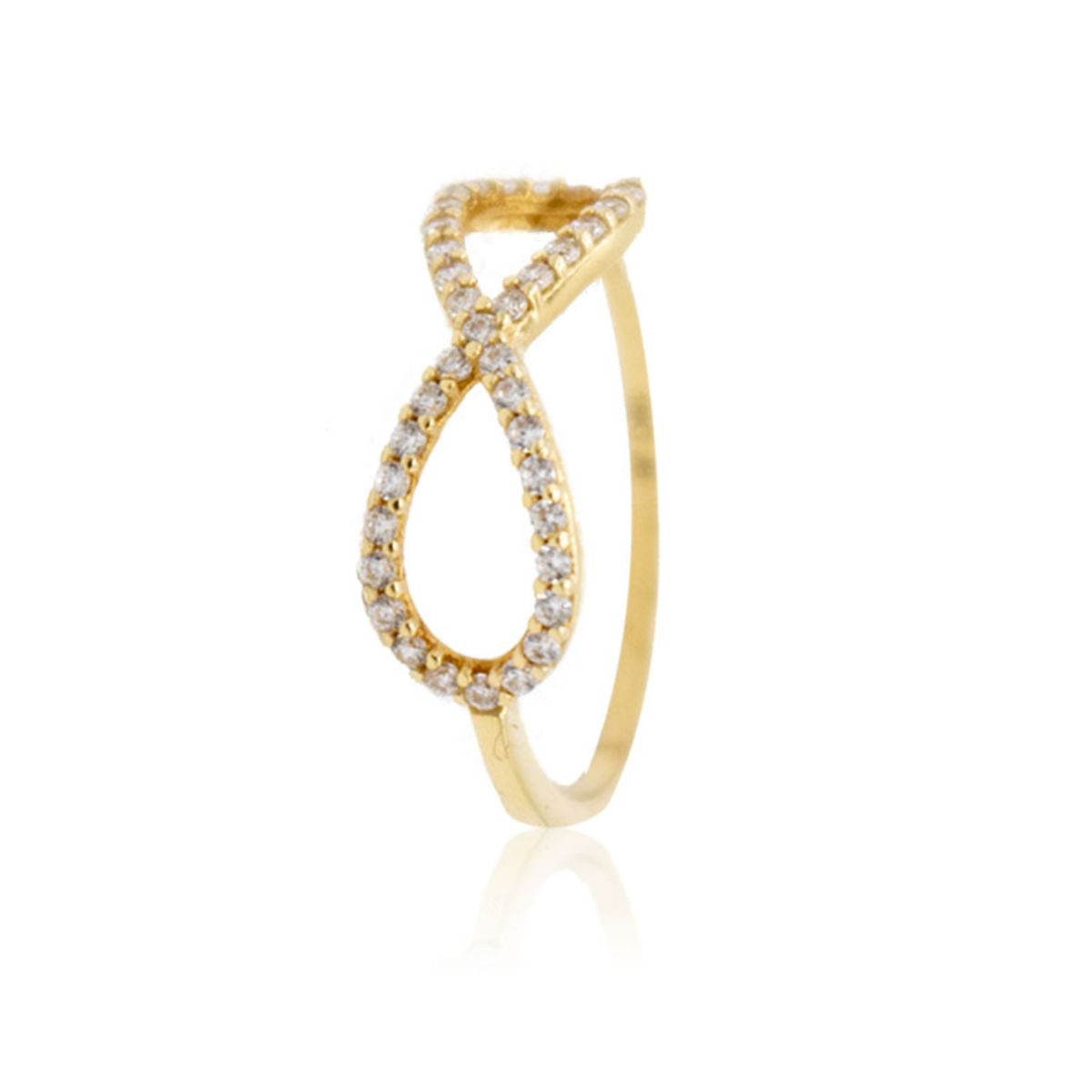 JB JOYAS BARON - Anillo de Oro 18kt Modelo Infinito