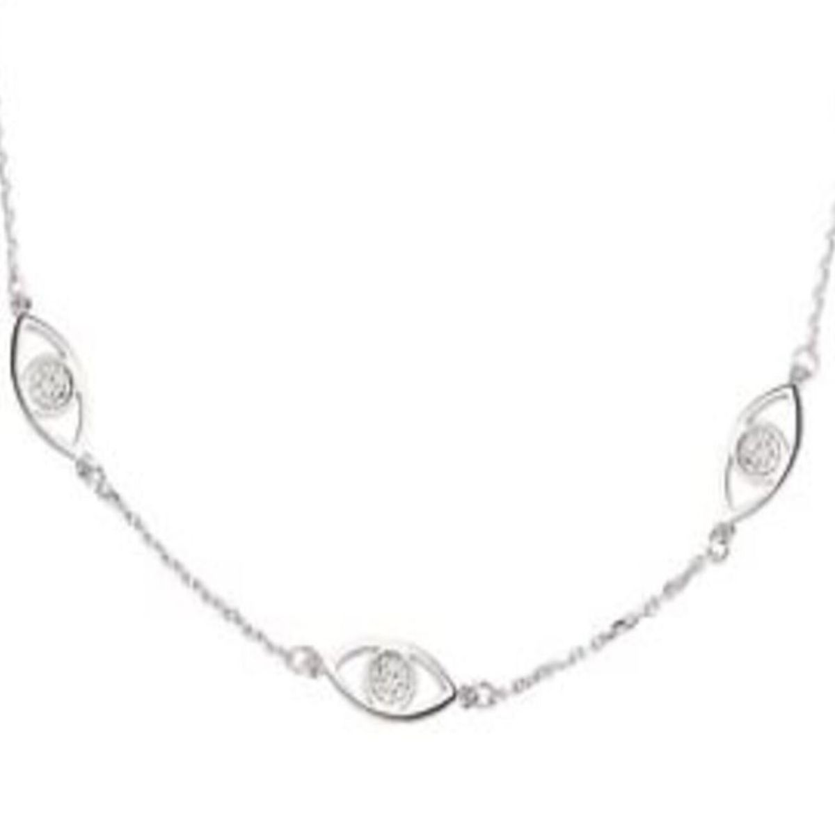 JB JOYAS BARON - Pulsera Oro Blanco 18kt Diamantes 4 Puntos