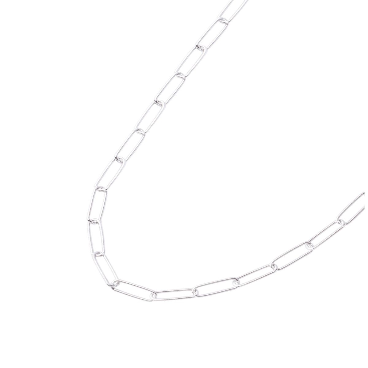 JB JOYAS BARON - Cadena de Plata Esterlina 925 Eslabon Plano 38