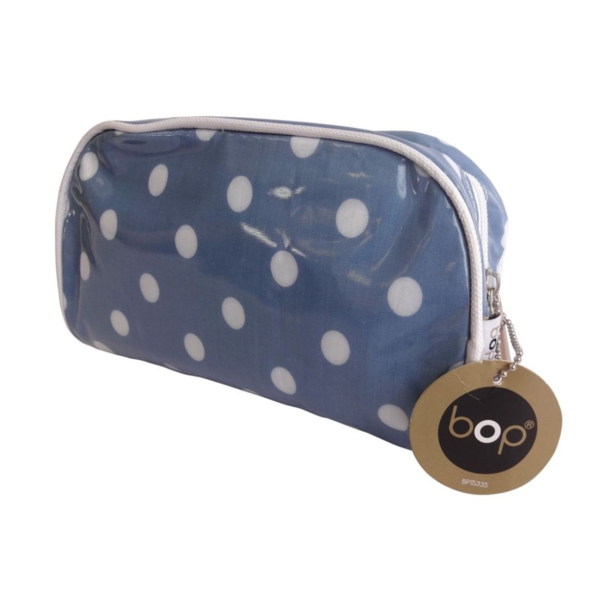 HOMEWELL - Cosmetiquero Azul Con Puntos Blancos Bop HOMEWELL