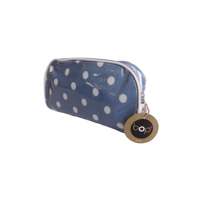 HOMEWELL - Cosmetiquero Azul Con Puntos Blancos Bop HOMEWELL