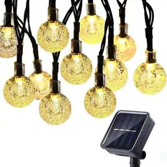 U BUY - Guirnalda Solar Hada Deco 20 Led Boda 5 Mtrs Calido/d032n