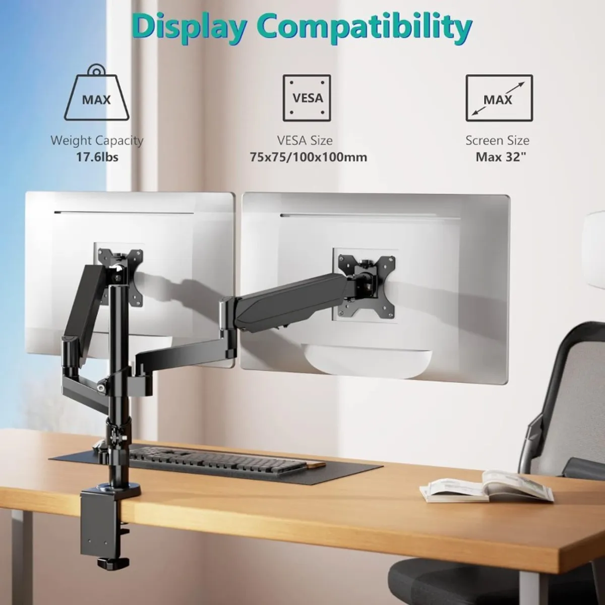 U BUY - Base Escritorio Soporte Televisor Monitor 17 -32 2-9kg