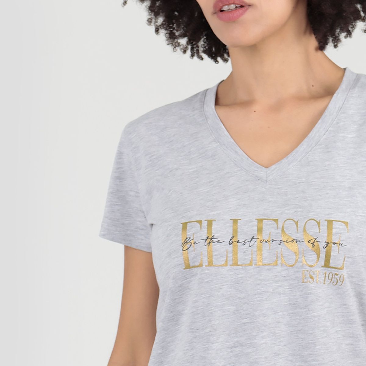 ELLESSE - POLERA DEPORTIVA MUJER ELLESSE ANTONIA GRIS MELANGE