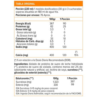 Imagen 2 del producto ISO 100, Isolate Protein (5 Lb)
