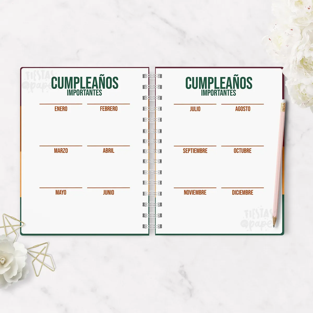 FIESTAS EN PAPEL - Agenda Ejecutiva 2026