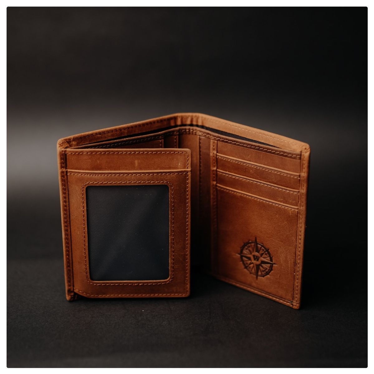 W WINTEK - Billetera de Cuero Wintek…