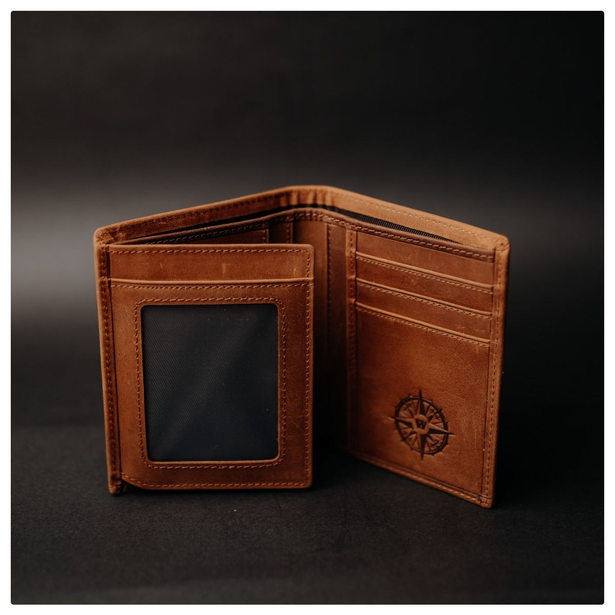 W WINTEK - Billetera de Cuero Wintek…