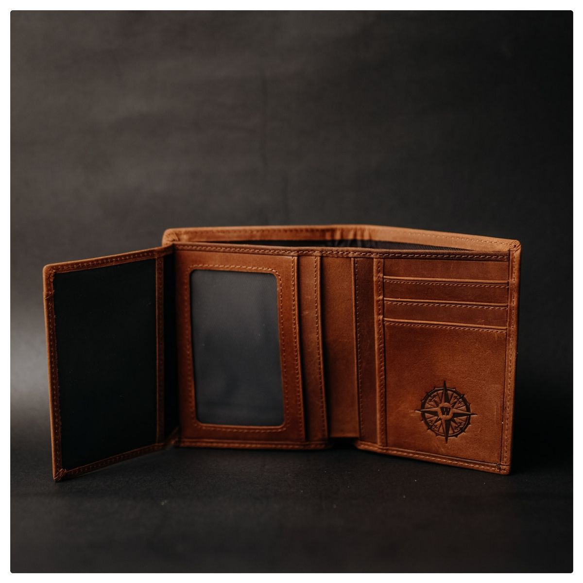 W WINTEK - Billetera de Cuero Wintek…