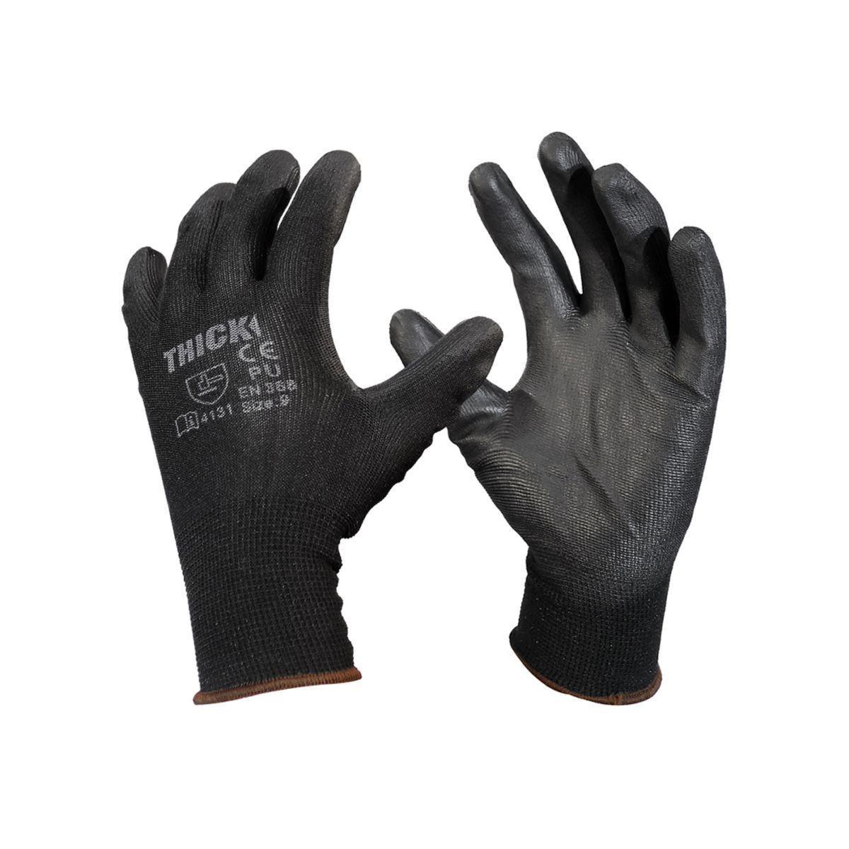 THICK - Guante De Trabajo Thick Palma Pu Talla 9 x12pares