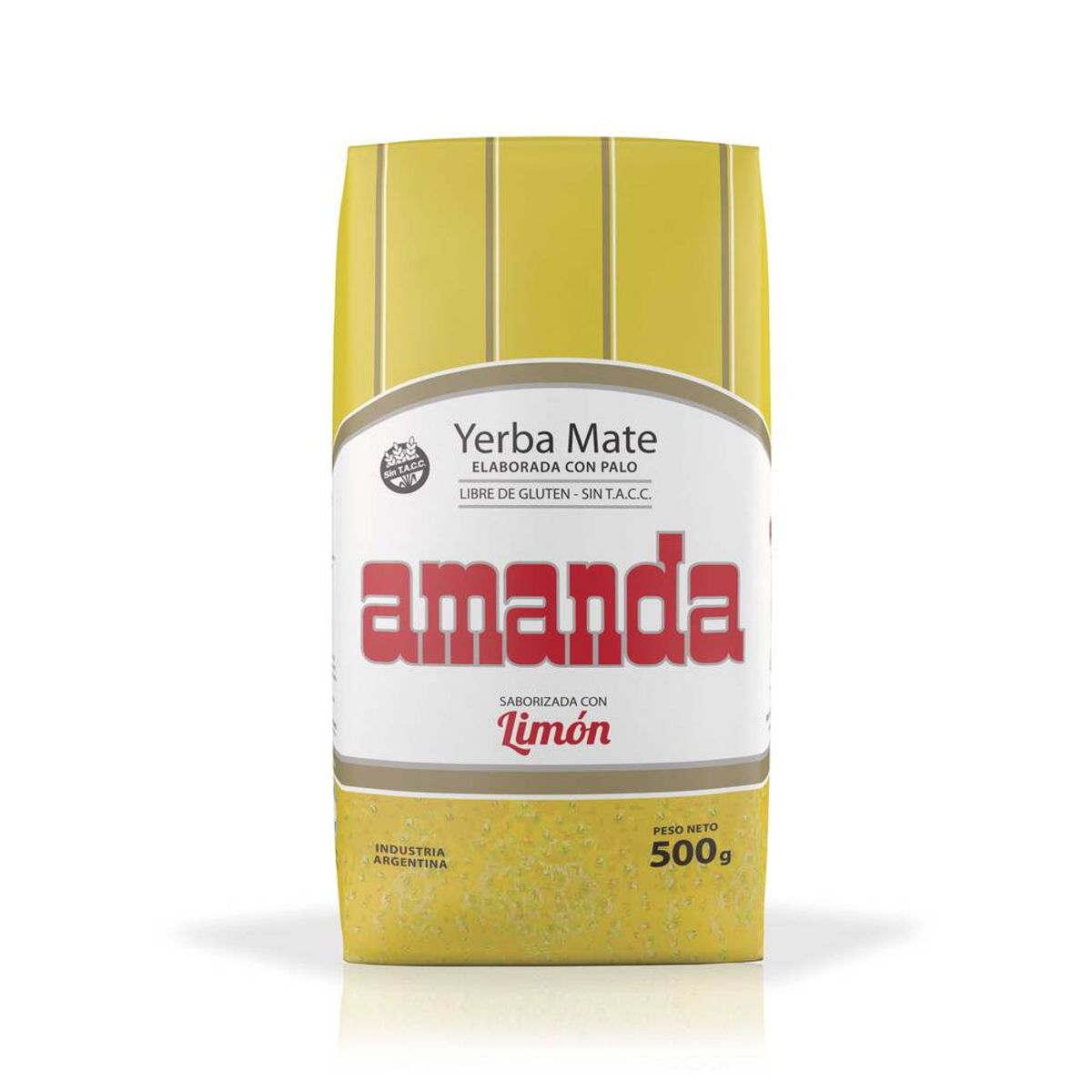 AMANDA - Pack 10 Yerba Mate Amanda sabor limón 500gr