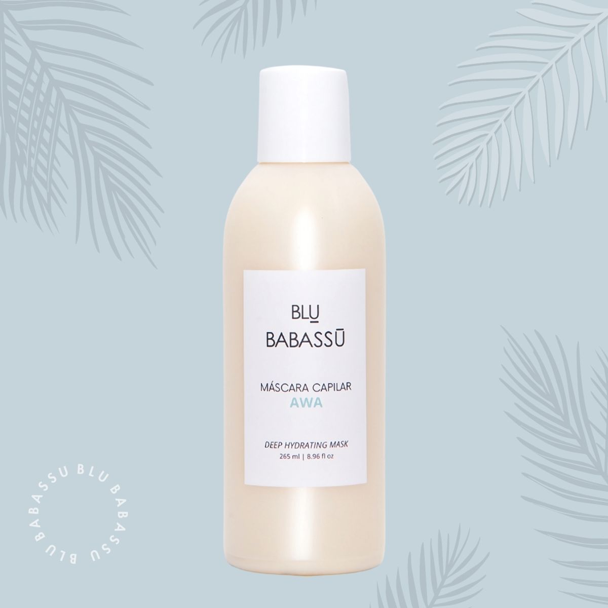 BLU BABASSU - Mascara Capilar AWA Nourishing Hair Mask 265 ml.