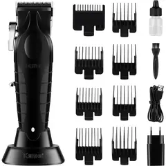 KEMEI - Maquina Afeitadora 2296 Inalambrica Negro Con Estacion De Carga