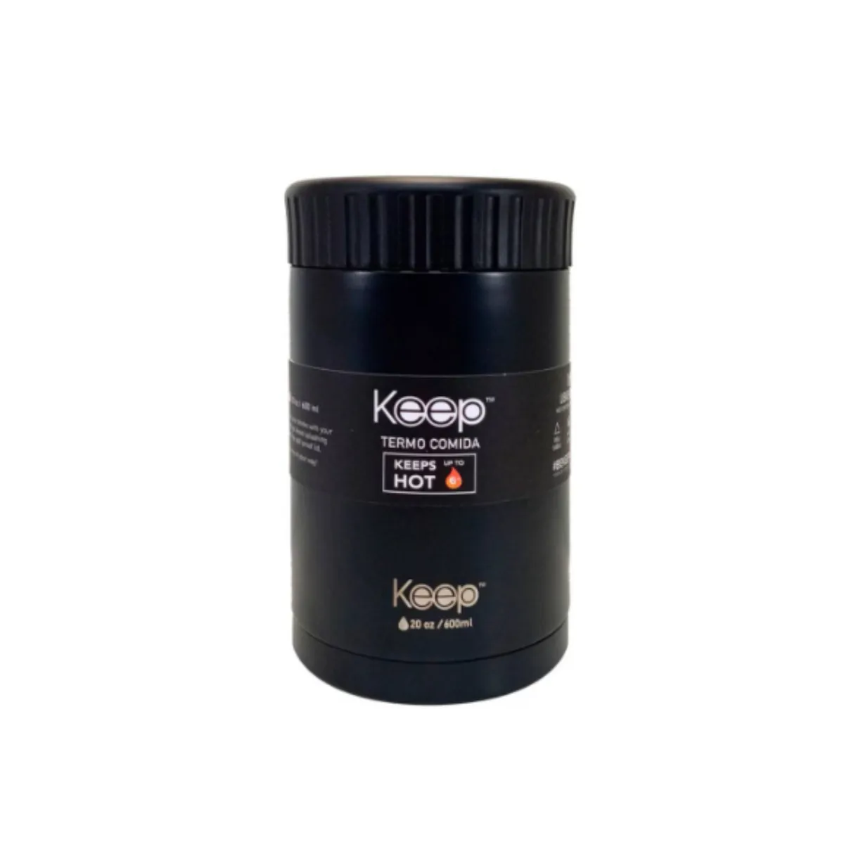 KEEP - TERMO COMIDA COLORES 600ML KEEP NEGRO