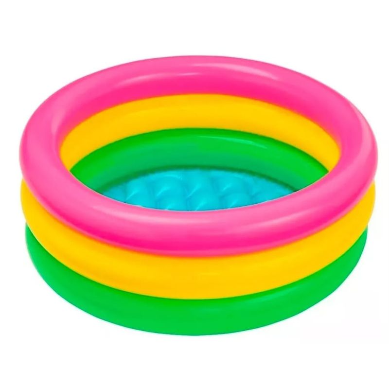 GENERICO - Piscina Inflable Para Bebes Tres Anillos 60x25cm