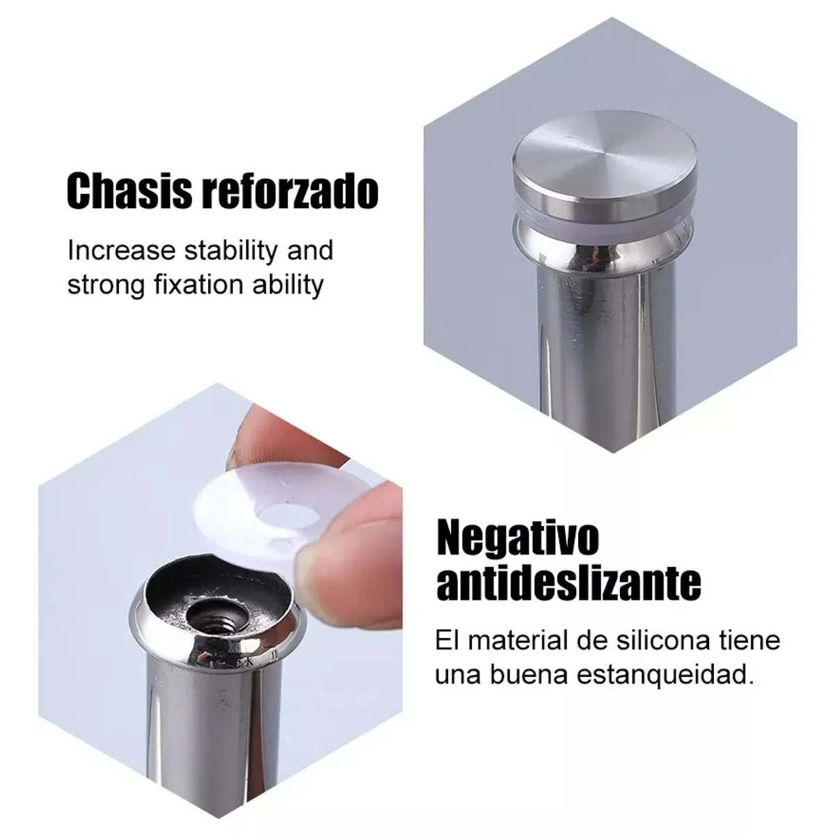 KUANGYE - Manilla 60 cm Acero Inoxidable