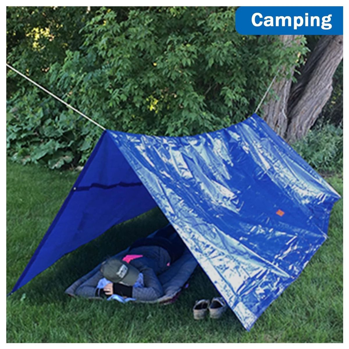 GENERICO - Lona Covertor Multiusos Impermeable 5x10 Metros Mejor Calidad