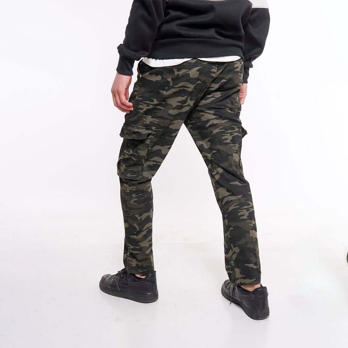 GANGSTER - Pantalon Jogger Canvas Tradicional Militar Gangster