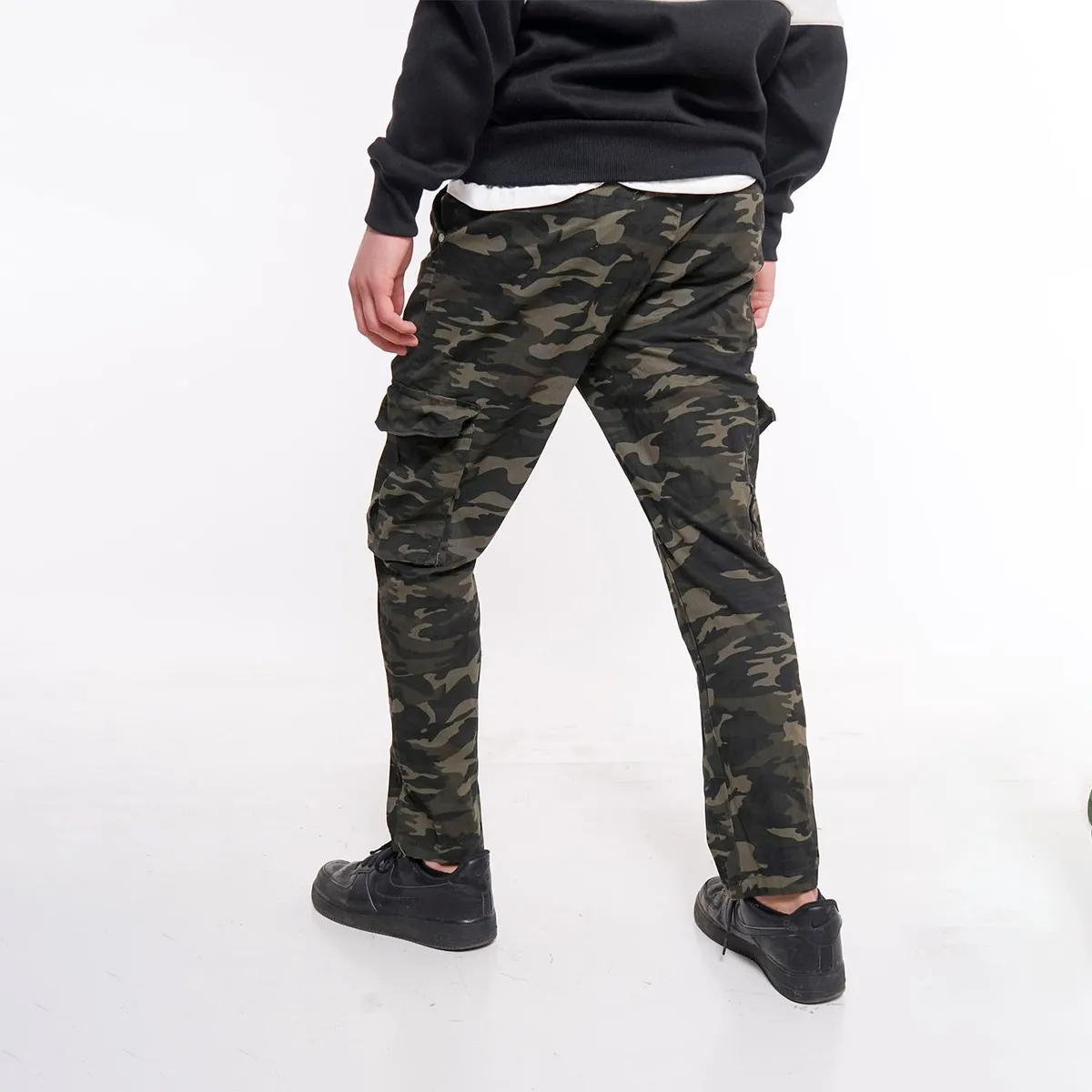 GANGSTER - Pantalon Jogger Canvas Tradicional Militar Gangster