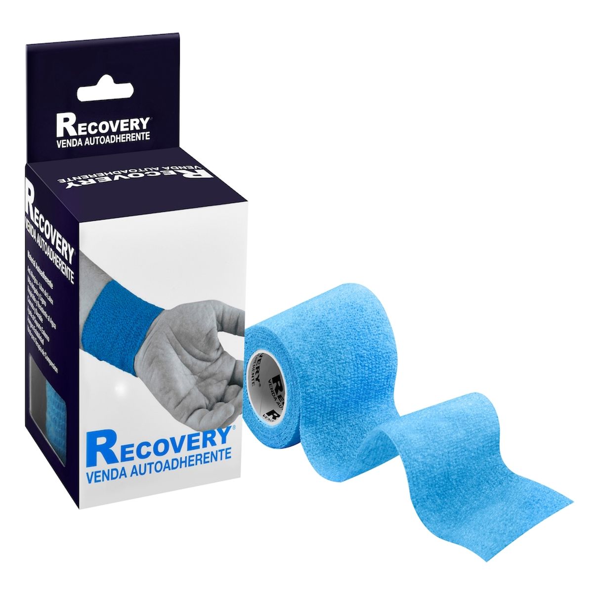 RECOVERY - RECOVERY VENDA AUTOADHERENTE  - AZUL 7,5CM X 4,5MT