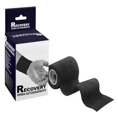 RECOVERY - VENDA AUTOADHERENTE - NEGRO 7,5CM X 4,5MT