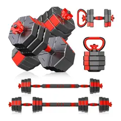 YEP S - Mancuernas 30 Kg Ajustables Set Completo Rusa kettlebell