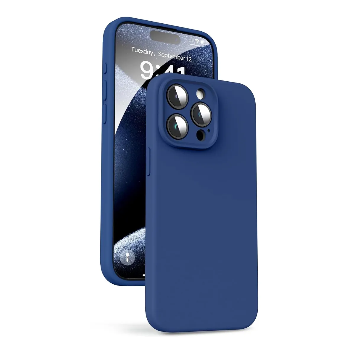 GENERICO - Carcasa para iPhone 15 Pro Silicona Slim Full Protection