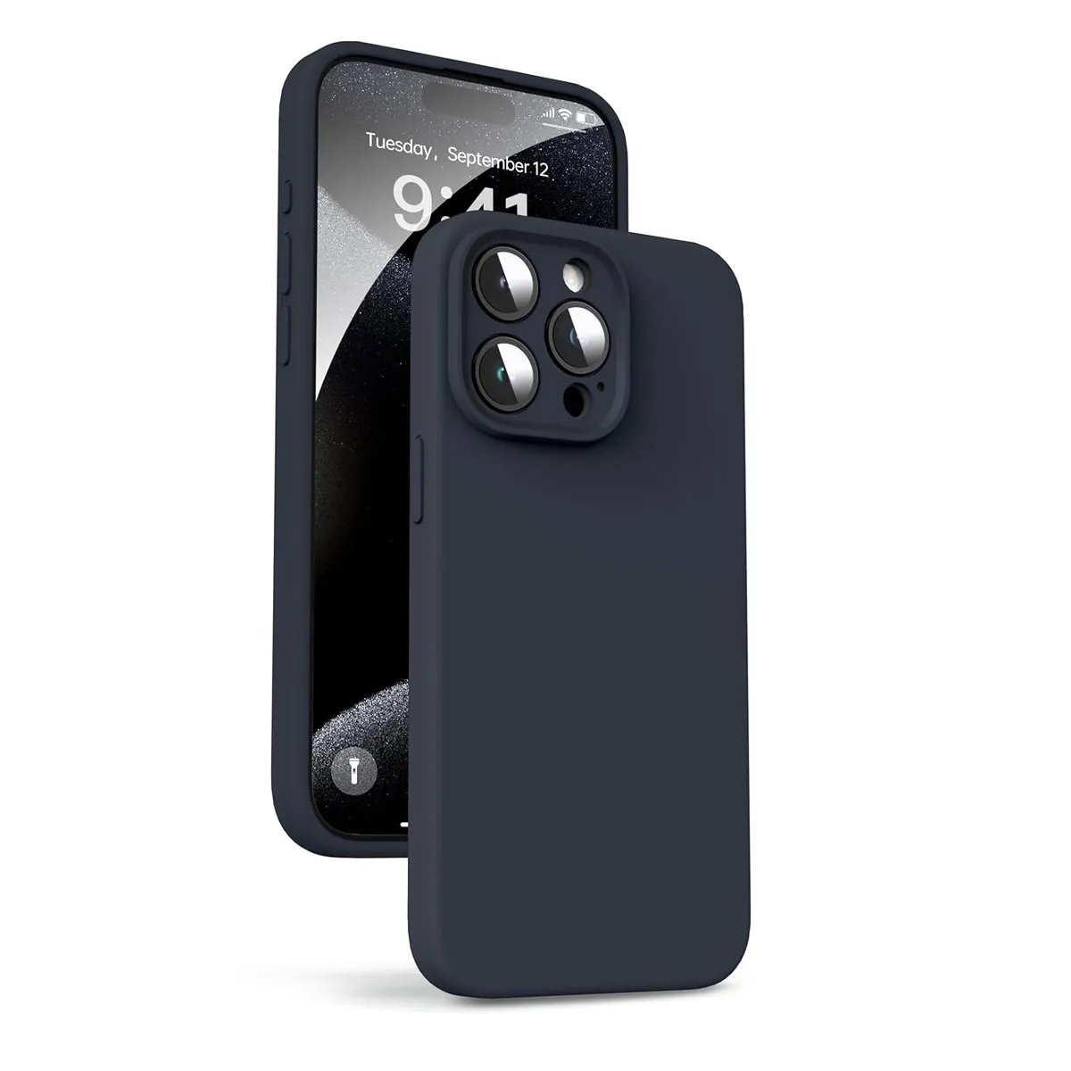 GENERICO - Carcasa para iPhone 15 Pro Silicona Slim Full Protection