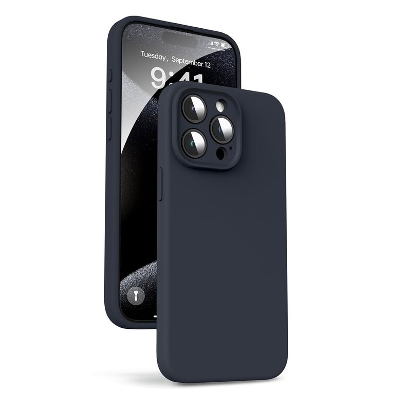 GENERICO - Carcasa para iPhone 15 Pro Max Silicona Slim Full Protection